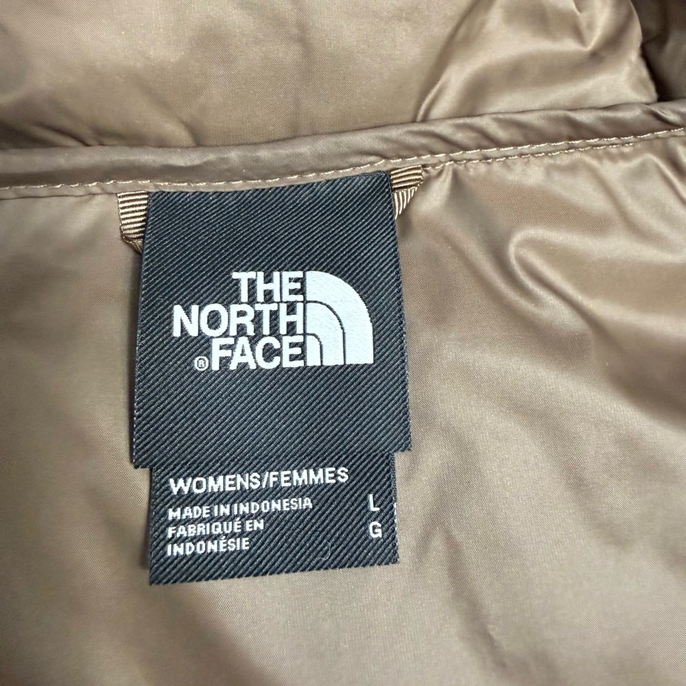 The North Face Brown Hooded Puffer Jacket NWT - Picture 15 of 16